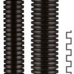 Flexa ROHRflex PA12-S 0242.202.014 / 10242202014 Black 14.3 x 18.5 mm Fine Profile Corrugated Nylon Conduit