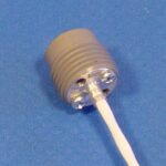 IBIS GmbH Sensors AI10.M16.010 10 mV/g, one axis Accelerometer & Vibration Sensor, M16 plastic body, 1.0 metre PTFE cable & Lemo connector