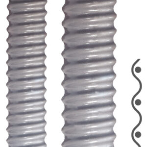 2031.101.021 / 12031101021 Flexa AIRflex-KUW-PVC-AS 22.0 x 27.0 mm grey PVC sheathed, spiral steel wire reinforced liquidtight plastic conduit, 10 metre roll