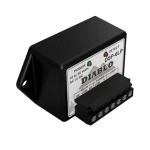 Diablo Controls DSP-6LP low power vehicle detector operates on any voltage from 10 to 30 volts AC or DC and draws about 1 milliamp