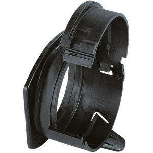 Flexa Multi-GFP 5032.206.070 / 15032206070 Black one-piece flanged straight connector for 79.2 mm OD conduits like ROHRflex-MULTI