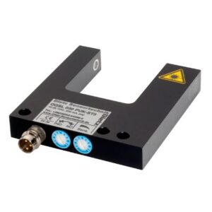 OGSL-030-PUK-ST3 Dietz 30 mm U-Shaped Fork Light Barrier, visible red laser, 0.03 mm high resolution, PNP NO/NC output