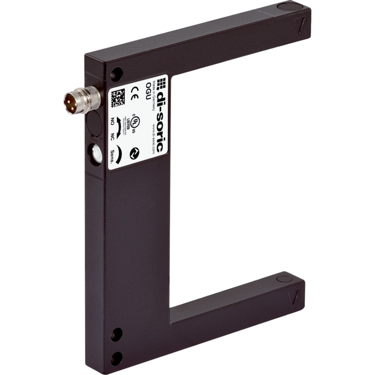 OGU-080-G3-T3.jpg OGU-080-G3-T3 di-soric 80 mm standard U-Shaped Fork Infrared Light Barrier, Push-pull 100 mA NO/NC, IO-Link