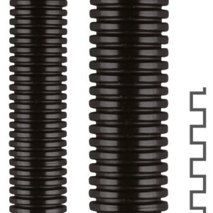 0254.202.036 / 10254202036 Flexa ROHRflex PA6-HT 36.1 x 42.3 mm high temperature black fine corrugated nylon conduit