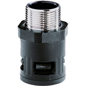 5107.410.212 / 15107410212 RQGK-M M12 x 1.5 mm FLEXAquick® straight metal short thread connector for 10.0 mm OD conduit