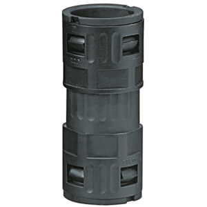 5602.042.242 / 15602042242 RQK-PA 2 x 42.5 mm FLEXAquick® black plastic union fitting for corrugated conduits
