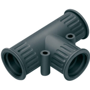 5020.067.201 / 15020067201 RQT 3 x 21.2 mm FLEXA black rubber Tee ”T” fitting for corrugated conduits