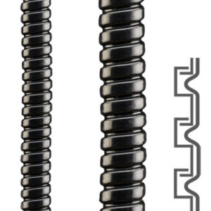 2010.902.004 / 12010902004 Flexa SPR-PVC-ESD 4.0 x 7.0 mm static dissipating Black PVC jacketed liquid-tight flexible conduit