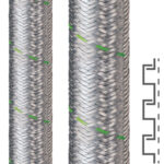 4010.111.007 / 14010111007 Flexa SPR-EDU-AS 7.0 x 10.0 mm ultra-flexible, stretch-resistant, galvanized steel conduit with over-braid galvanized steel wires