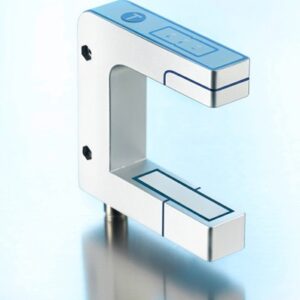 bks+6/FIU/A Microsonic Web Edge Control Ultrasonic Sensor 60 mm width Fork, analogue 4-20 mA & 0-10 V, 1 x push-pull output, IO-Link