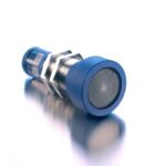 Microsonic Chemical-Resistant Body crm+340/F/TC/E 350 - 5000 mm range Ultrasonic Proximity Sensor, stainless steel, display, push-pull output, IO-Link