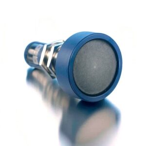 Microsonic Chemical-Resistant Body crm+600/D/TC/E 600 – 8000 mm range Ultrasonic Proximity Sensor, stainless steel, display, PNP NO/NC output