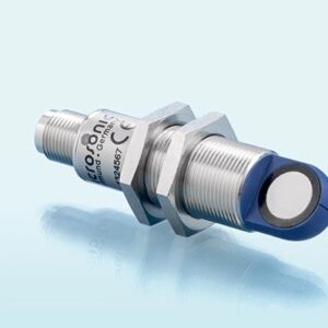 lpc+100/WK/CFI Microsonic 120 - 1300 mm range, Ultrasonic Distance Measuring Sensor, 90° sensing head, 1 x Push/Pull, 1 x analogue 4-20 mA outputs, IO-Link